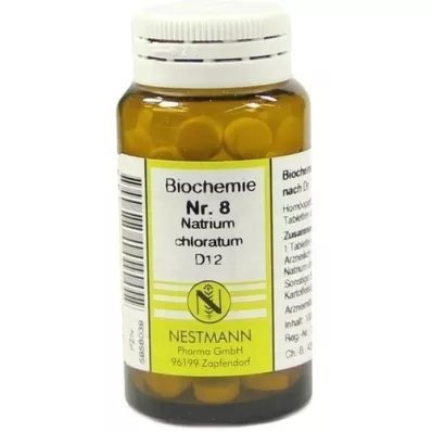 BIOCHEMIE 8 Natrium chloratum D 12 tabletti, 100 tk