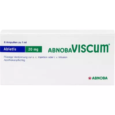 ABNOBAVISCUM Abietis 20 mg ampullid, 8 tk
