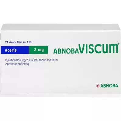 ABNOBAVISCUM Aceris 2 mg ampullid, 21 tk