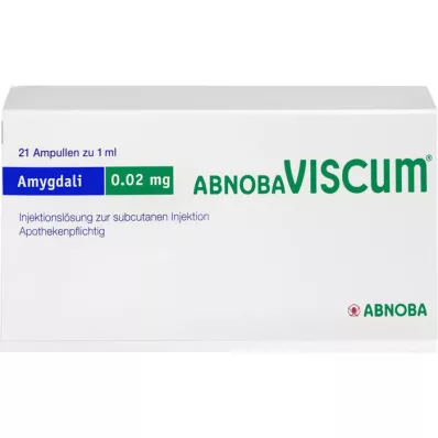 ABNOBAVISCUM Amygdali 0,02 mg ampullid, 21 tk