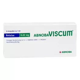 ABNOBAVISCUM Betulae 0,02 mg ampullid, 8 tk