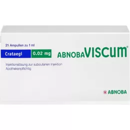 ABNOBAVISCUM Crataegi 0,02 mg ampullid, 21 tk