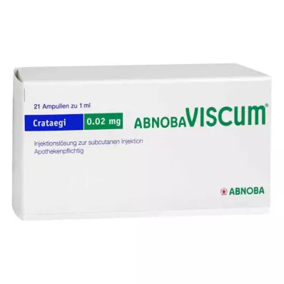 Abnobaviscum Crataegi 0,02 mg ampullid (21 tk)