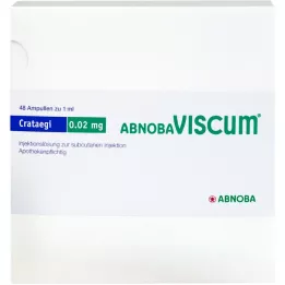 ABNOBAVISCUM Crataegi 0,02 mg ampullid, 48 tk