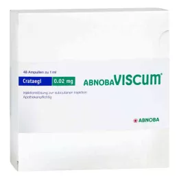 ABNOBAVISCUM Crataegi 0,02 mg ampullid, 48 tk