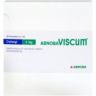ABNOBAVISCUM Crataegi 2 mg ampullid, 48 tk