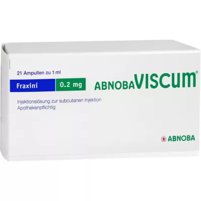 ABNOBAVISCUM Fraxini 0,2 mg ampullid, 21 tk