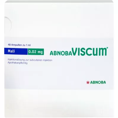 ABNOBAVISCUM Mali 0,02 mg ampullid, 48 tk