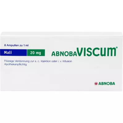 ABNOBAVISCUM Mali 20 mg ampullid, 8 tk