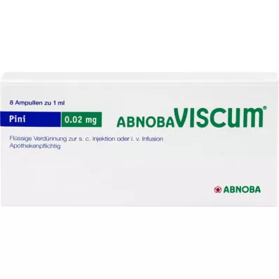 ABNOBAVISCUM Pini 0,02 mg ampullid, 8 tk