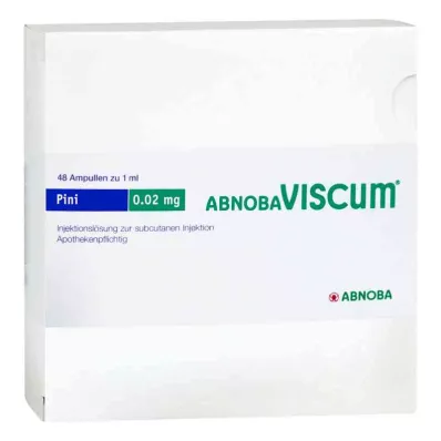 ABNOBAVISCUM Pini 0,02 mg ampullid, 48 tk