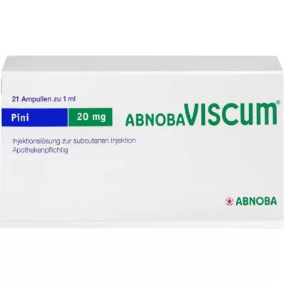 ABNOBAVISCUM Pini 20 mg ampullid, 21 tk