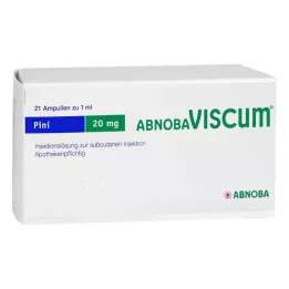 ABNOBAVISCUM Pini 20 mg ampullid, 21 tk
