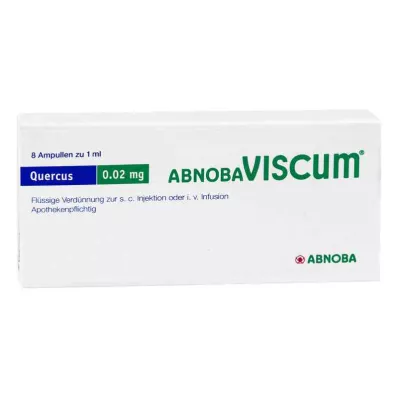 Abnobaviscum Quercus 0,02 mg ampullid (8 tk) Abnobaviscum Quercus 0,02 mg ampullid (8 tk)