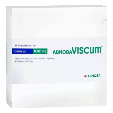 ABNOBAVISCUM Quercus 0,02 mg ampullid, 48 tk