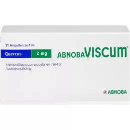 ABNOBAVISCUM Quercus 2 mg ampullid, 21 tk