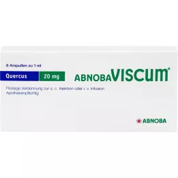 ABNOBAVISCUM Quercus 20 mg ampullid, 8 tk