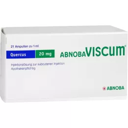 ABNOBAVISCUM Quercus 20 mg ampullid, 21 tk