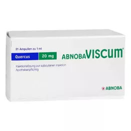 ABNOBAVISCUM Quercus 20 mg ampullid, 21 tk