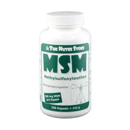 MSM 500 mg metüülsulfonüülmetaani kapslid, 250 tk