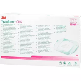 TEGADERM 3M CHG I.V. fikseerimisside 10x12 cm 1658R, 25 tk