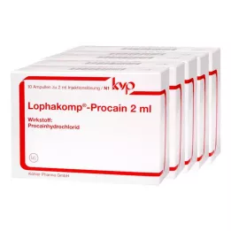 LOPHAKOMP Prokaiini 2 ml süstelahus, 50X2 ml