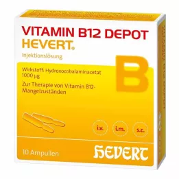 VITAMIN B12 DEPOT Hevert ampullid, 10 tk