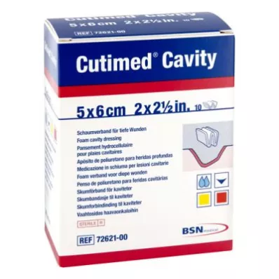 Cutimed Cavity vahtkonnektor 5x6cm mittekleepuv (10 tükki) Cutimed Cavity vahtkonnektor 5x6cm mittekleepuv (10 tükki)