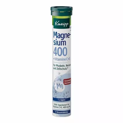 KNEIPP Magneesium 400+C+E kihisevad tabletid, 15 tk