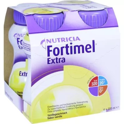 FORTIMEL Ekstra vanilje maitse, 4X200 ml