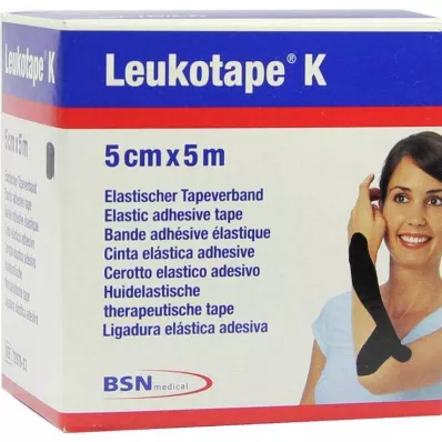Leukoteip K 5cm must, 1 tk