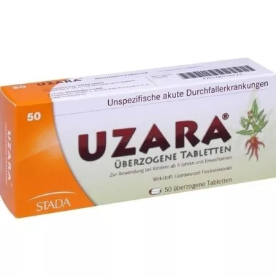 UZARA 40 mg kaetud tabletid, 50 tk