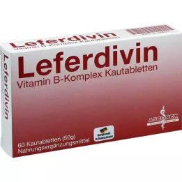 LEFERDIVIN B-vitamiini kompleksi närimistablett, 60 tk