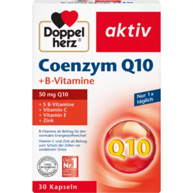 DOPPELHERZ Koensüüm Q10+B vitamiinide kapslid, 30 kapslit