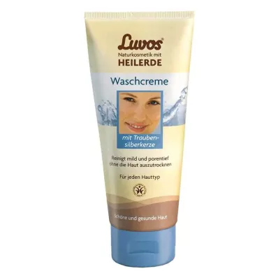 Luvos looduskosmeetika tervendava saviga pesukreemiga, 100 ml