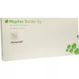 MEPILEX Border Ag vahukompress 10x20 cm steriilne, 5 tk