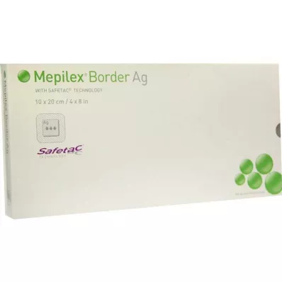 Mepilex Border Ag side 10x20cm, 5 tk Mepilex Border Ag side 10x20cm, 5 tk