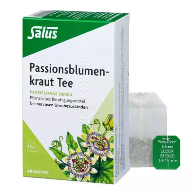 PASSIONSBLUMENKRAUT Tee Passiflorae her.Bio Salus, 15 tk