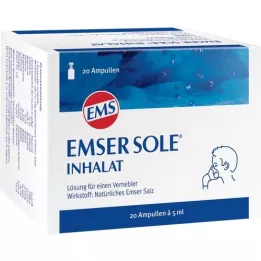 EMSER Soolalahuse inhalatsioonilahus nebulisaatorile, 20 tk