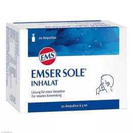 EMSER Soolalahuse inhalatsioonilahus nebulisaatorile, 20 tk