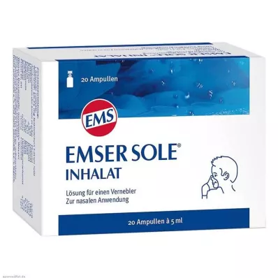 EMSER Soolalahuse inhalatsioonilahus nebulisaatorile, 20 tk