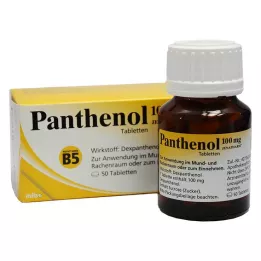 PANTHENOL 100 mg Jenapharm tabletid, 50 tk