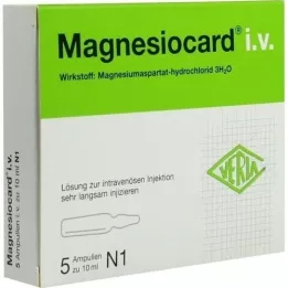 MAGNESIOCARD i.v. süstelahus, 5X10 ml