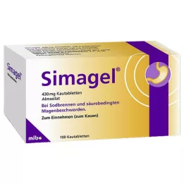 SIMAGEL närimistabletid, 100 tk