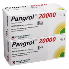PANGROL 20 000 enteroidiga kaetud tabletti, 200 tk
