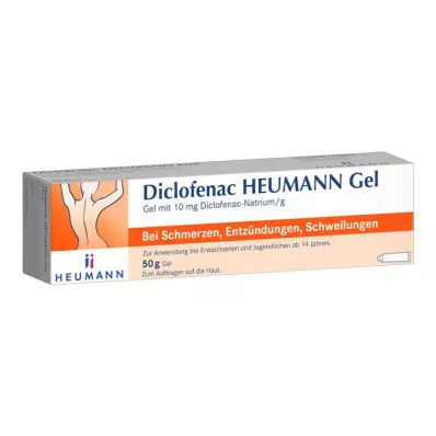 DICLOFENAC Heumann geel, 50 g DICLOFENAC Heumann geel, 50 g