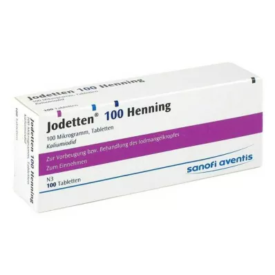 Jodettes 100 Henning tabletti, 100 tk