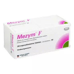 MEZYM F kõhukese polümeerikattega tabletid, 100 tk