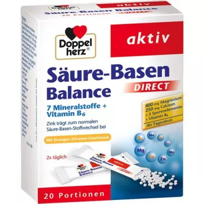 DOPPELHERZ Happe-baasi tasakaal DIRECT Pelletid, 20 tk