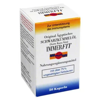 SCHWARZKÜMMELÖL Immerfit kapslid, 50 kapslit SCHWARZKÜMMELÖL Immerfit kapslid, 50 kapslit
